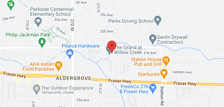map of 170 27358 32 AVENUE